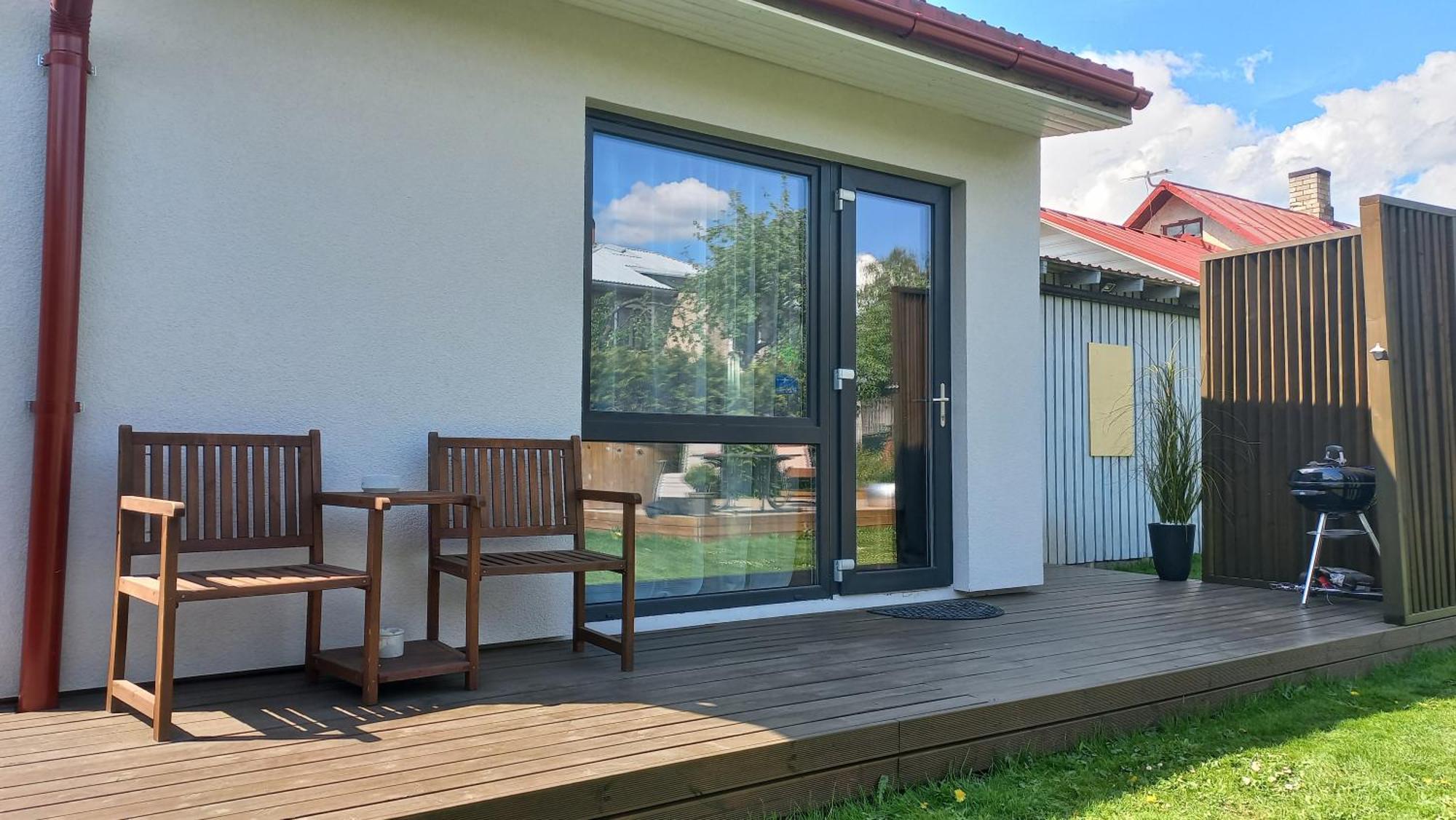 Ferienwohnung Tiny House, Kesk Loft Tartu Exterior foto